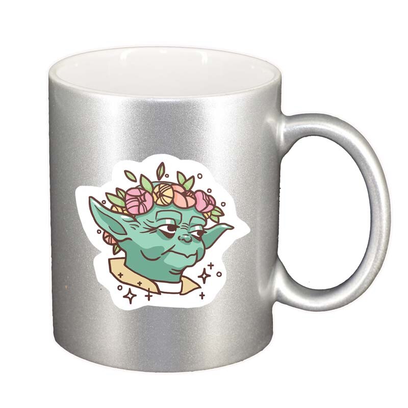 Cana Star Wars, Yoda, argintiu sidefata, 330ml, D1326