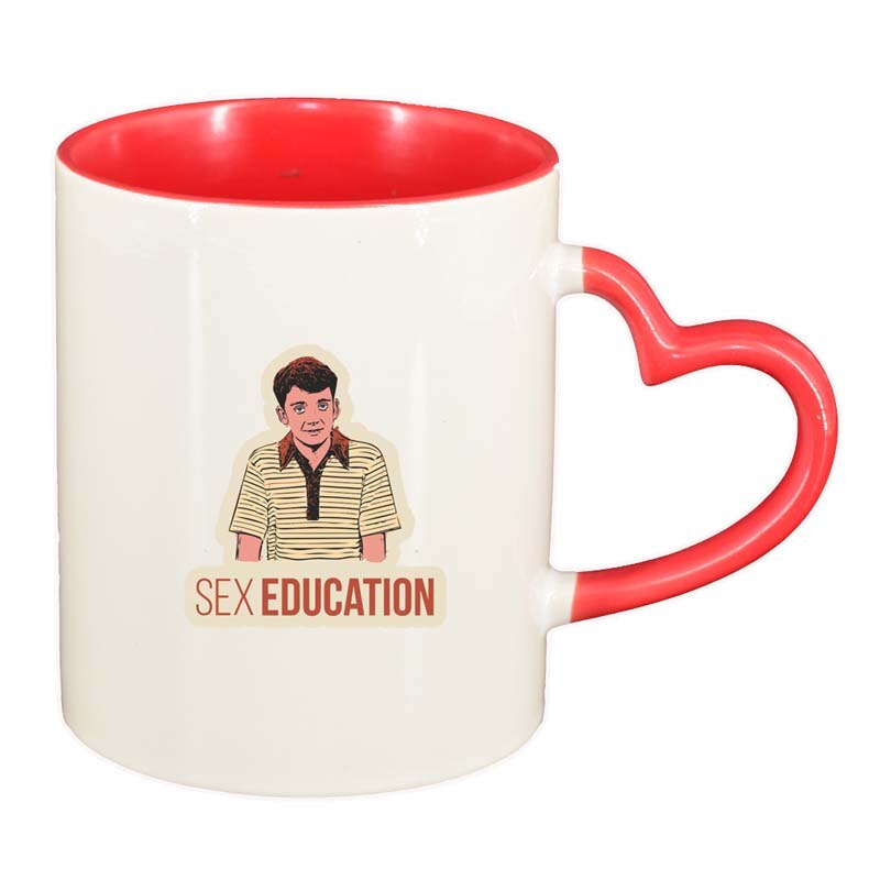 Cana Sex Education, Movie, interior rosu, maner inima, 330ml, D1331