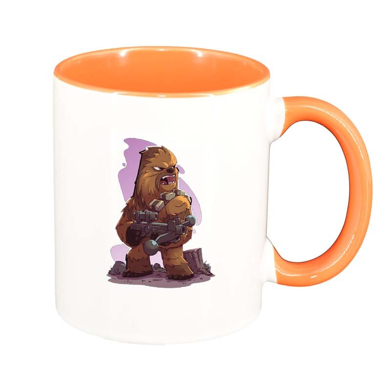 Cana Star Wars, Chewbacca, interior portocaliu, 330ml, D1321