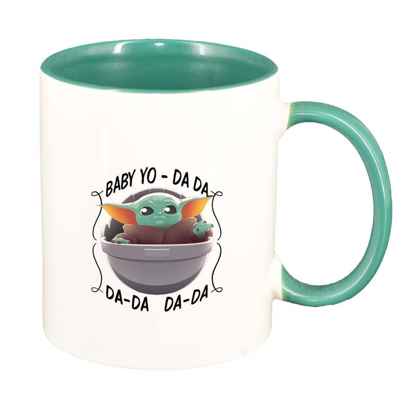 Cana Star Wars, Baby Yoda, interior verde, 330ml, D1320