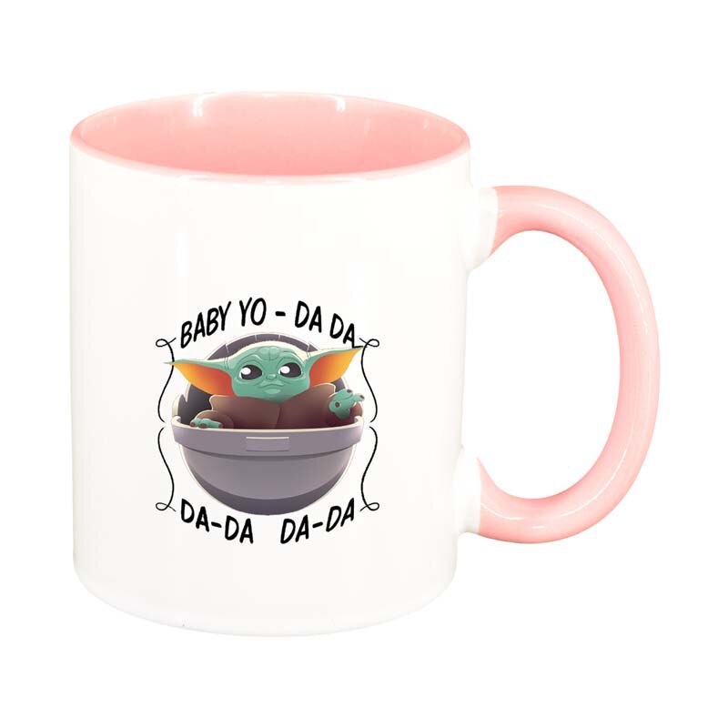 Cana Star Wars, Baby Yoda, interior roz, 330ml, D1320
