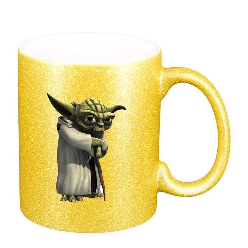 Cana Star Wars, Yoda, auriu sidefata glitter, 330ml, D1323