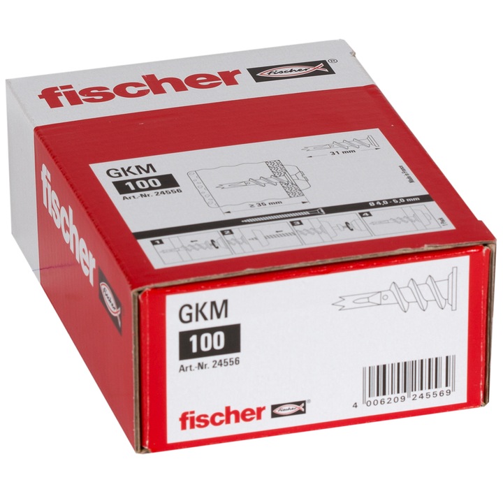 Dibu metal fischer GKM 4x31, set 100 buc