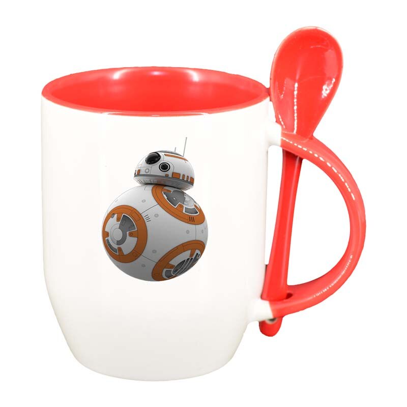 Cana Star Wars, Droid cu lingurita, interior rosu, 330ml, D1322