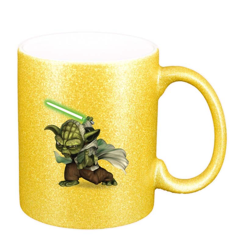 Cana Star Wars, Yoda, auriu sidefata glitter, 330ml, D1324