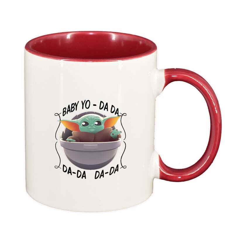 Cana Star Wars, Baby Yoda, interior rosu-inchis, 330ml, D1320