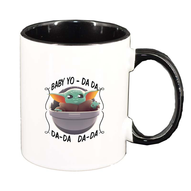 Cana Star Wars, Baby Yoda, interior negru, 330ml, D1320