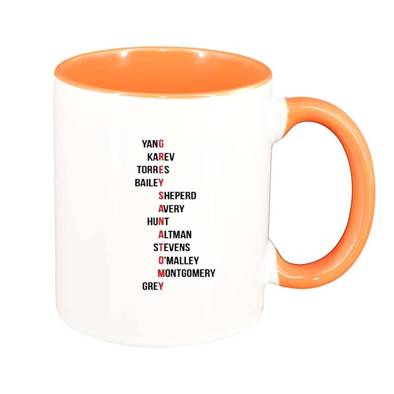 Cana Gray's Anatomy, Movie, interior portocaliu, 330ml, D1339