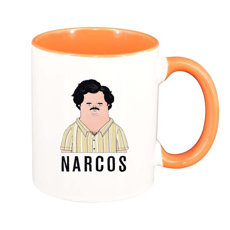 Cana Narcos - Pablo Escobar, interior portocaliu, 330ml, D1342