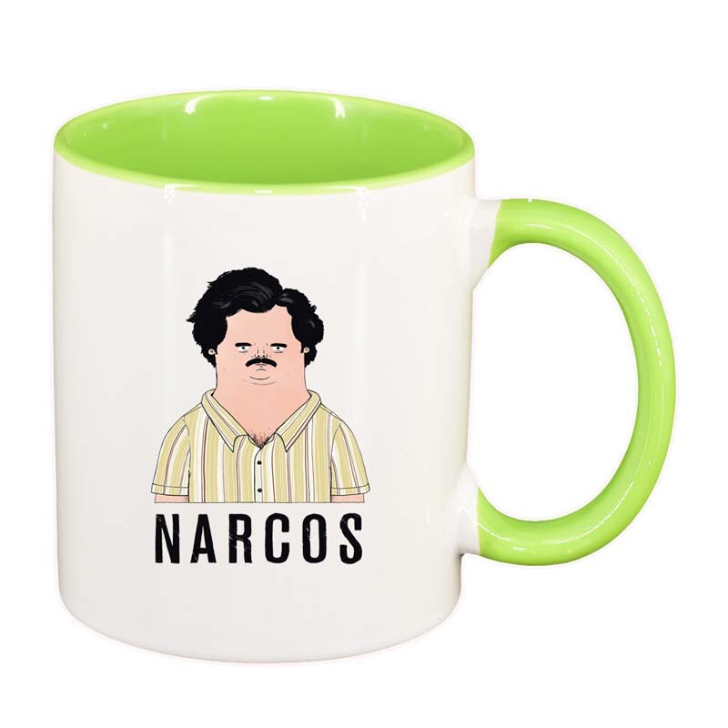Cana Narcos - Pablo Escobar, interior verde deschis, 330ml, D1342