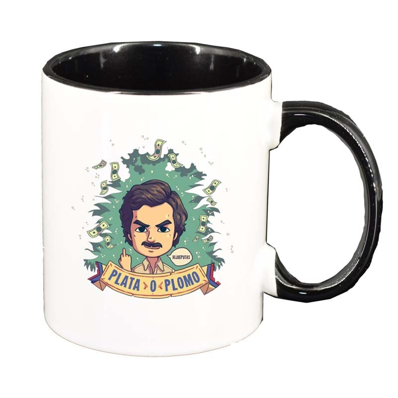 Cana Narcos - Pablo Escobar, interior negru, 330ml, D1345