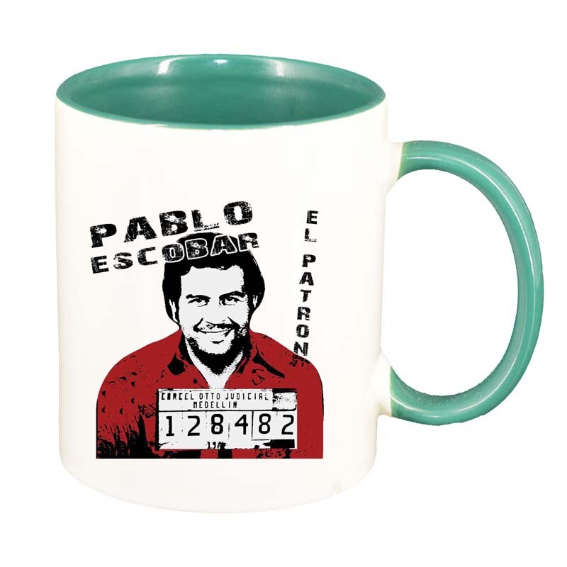 Cana Narcos - Pablo Escobar, interior verde, 330ml, D1344