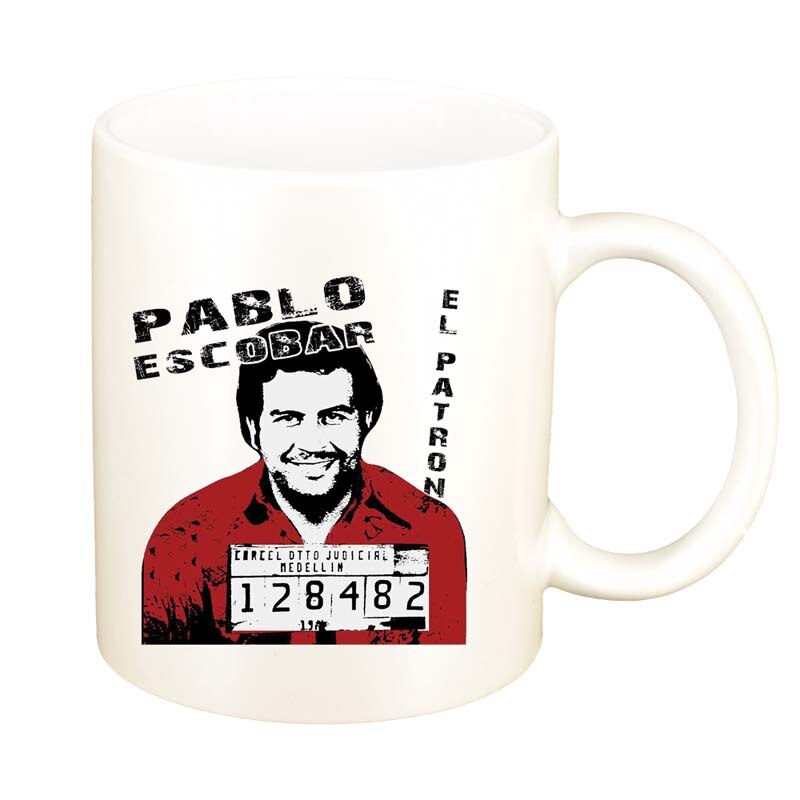 Cana Narcos - Pablo Escobar, alb sidefata, 330ml, D1344