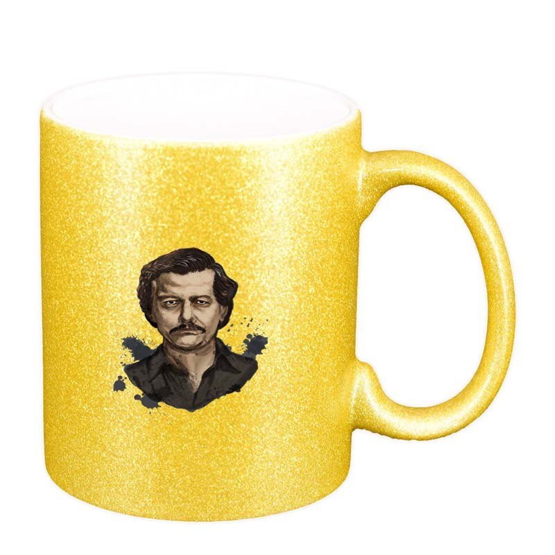 Cana Narcos - Pablo Escobar, auriu sidefata glitter, 330ml, D1343