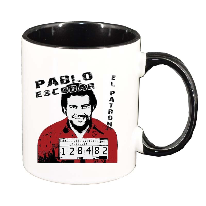 Cana Narcos - Pablo Escobar, interior negru, 330ml, D1344