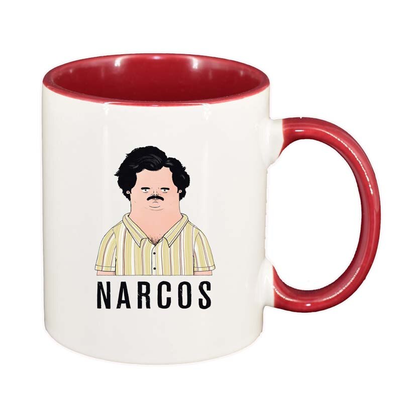 Cana Narcos - Pablo Escobar, interior rosu-inchis, 330ml, D1342