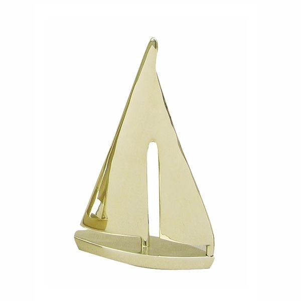 Iaht Sea Club din alama, model decorativ, L 12cm, H 19cm