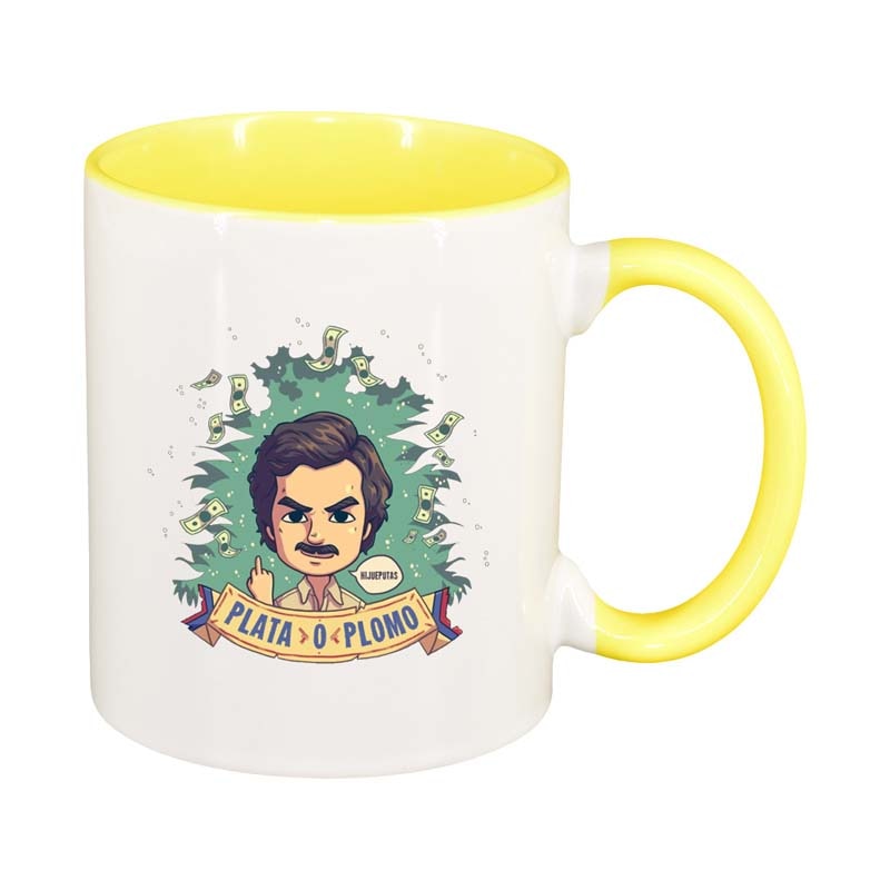 Cana Narcos - Pablo Escobar, interior galben, 330ml, D1345