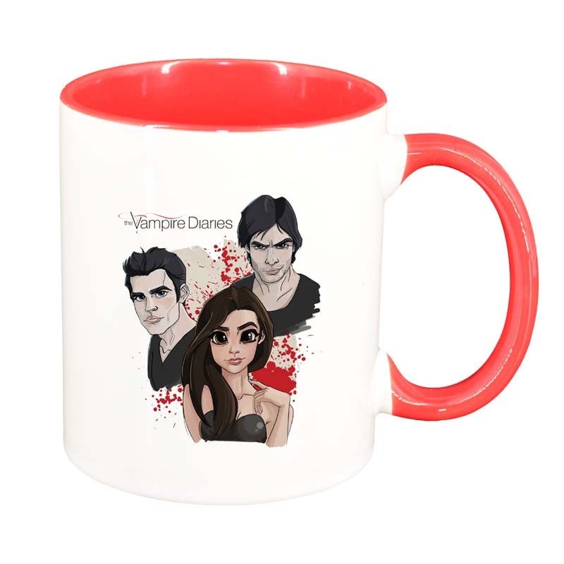 Cana Vampire Diaries, interior rosu, 330ml, D1349