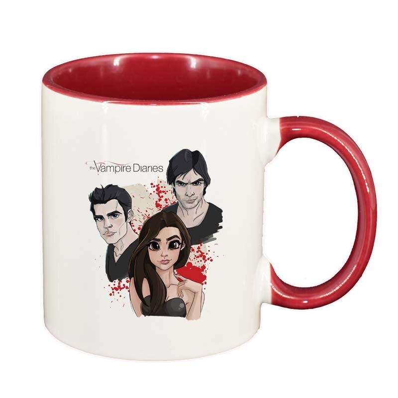 Cana Vampire Diaries, interior rosu-inchis, 330ml, D1349