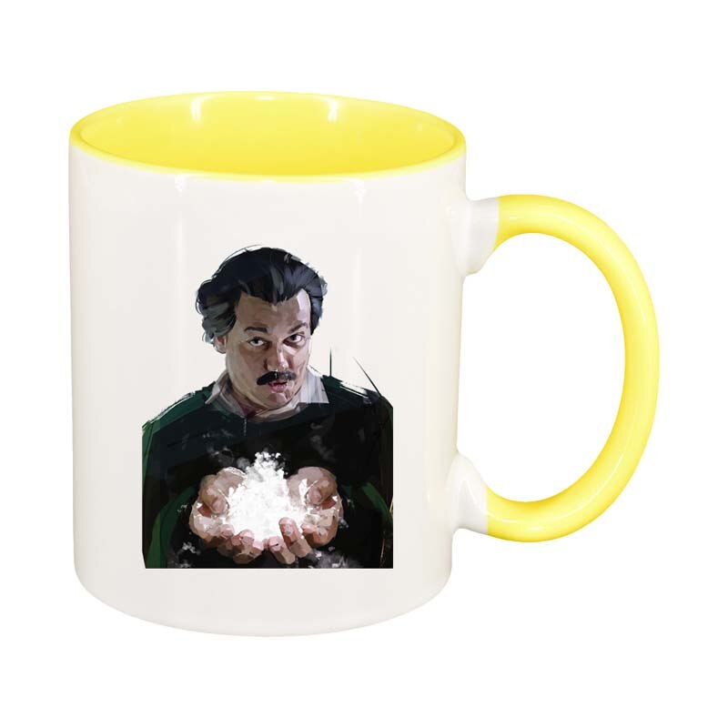 Cana Narcos - Pablo Escobar, interior galben, 330ml, D1347