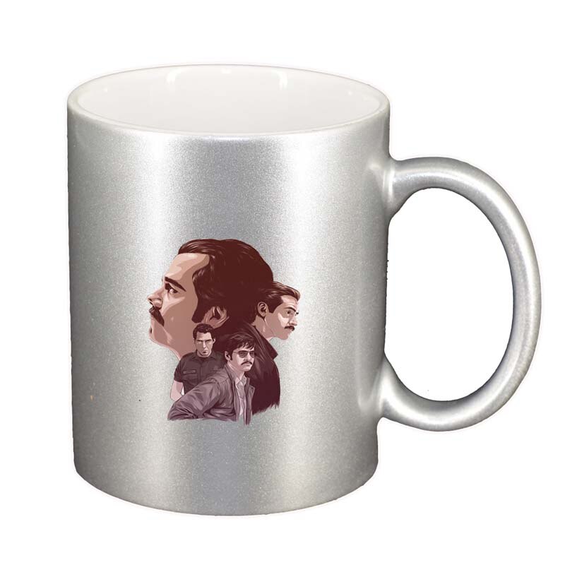 Cana Narcos - Pablo Escobar, argintiu sidefata, 330ml, D1346