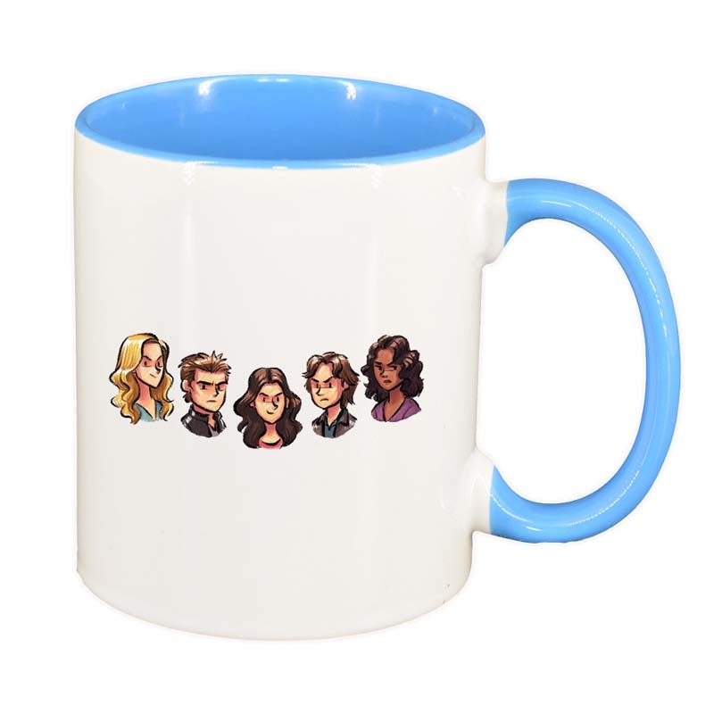 Cana Vampire Diaries, interior albastru, 330ml, D1348