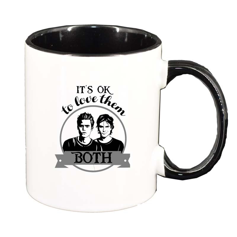 Cana Vampire Diaries, interior negru, 330ml, D1351