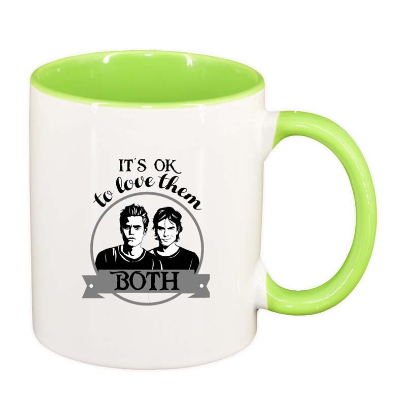 Cana Vampire Diaries, interior verde deschis, 330ml, D1351