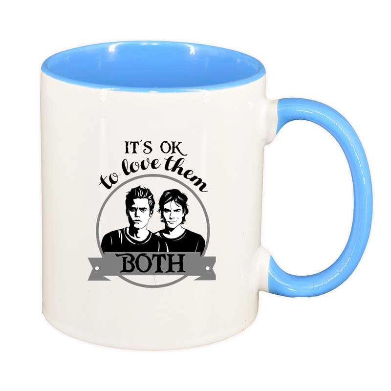 Cana Vampire Diaries, interior albastru, 330ml, D1351