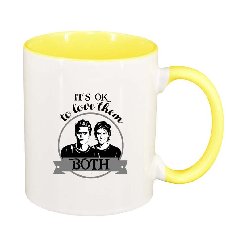 Cana Vampire Diaries, interior galben, 330ml, D1351