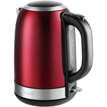 Fierbator Concept RK3243, 2200 W, 1.7 l, filtru detasabil, Rosu Fierbator Concept RK3243, 2200 W, 1.7 l, filtru detasabil, Rosu