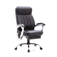 scaun de birou cu masaj - directorial design ergonomic metal cromat negru imagen 33_0_
0