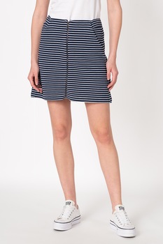 Tommy Hilfiger, Fusta mini in dungi, Bleumarin, XS Tommy Hilfiger, Fusta mini in dungi, Bleumarin, XS