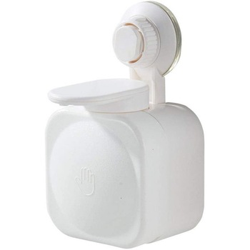 Dozator De Sapun, Alb, Montaj Perete, Montaj Tip Ventuza, 250ml Dozator De Sapun, Alb, Montaj Perete, Montaj Tip Ventuza, 250ml