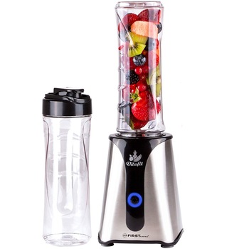 Blender smoothie maker First Austria FA-5243-1, 350 W, 2 recipiente x 0.6 litri, functie Pulse Blender smoothie maker First Austria FA-5243-1, 350 W, 2 recipiente x 0.6 litri, functie Pulse