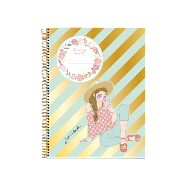 Caiet A5, patratele, 120 file, Selfie Jordi Labanda, Miquelrius