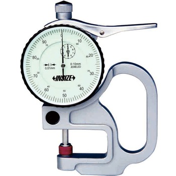 Aparat de masurare a grosimii Insize, Varf sferic, 0-10mm, Gradatie 0.01mm Aparat de masurare a grosimii Insize, Varf sferic, 0-10mm, Gradatie 0.01mm