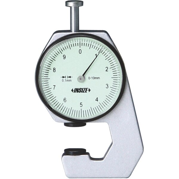 Aparat de masurare a grosimii Insize, 0-10mm, Gradatie 0.01mm