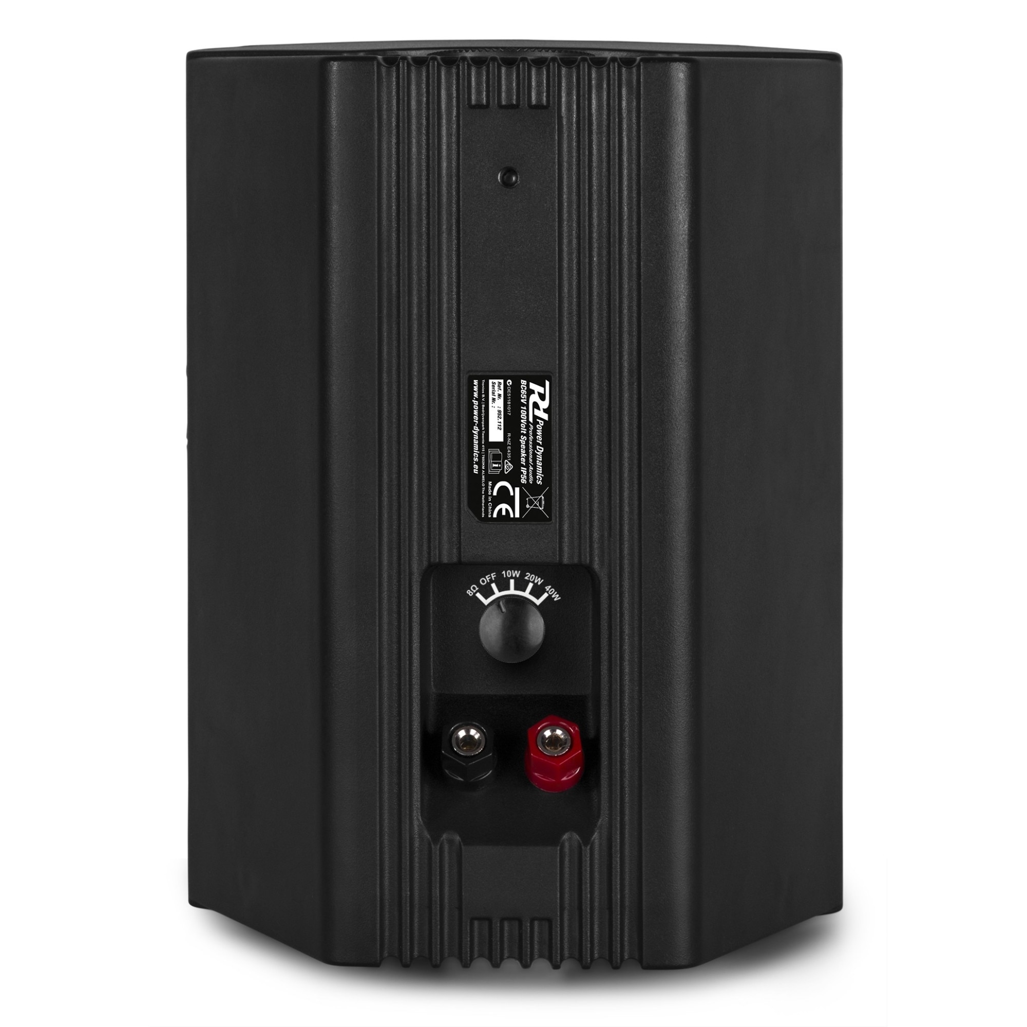 Set boxe, 100V/8ohm, 6.5", 45W RMS, negru, Power Dynamics BC65V