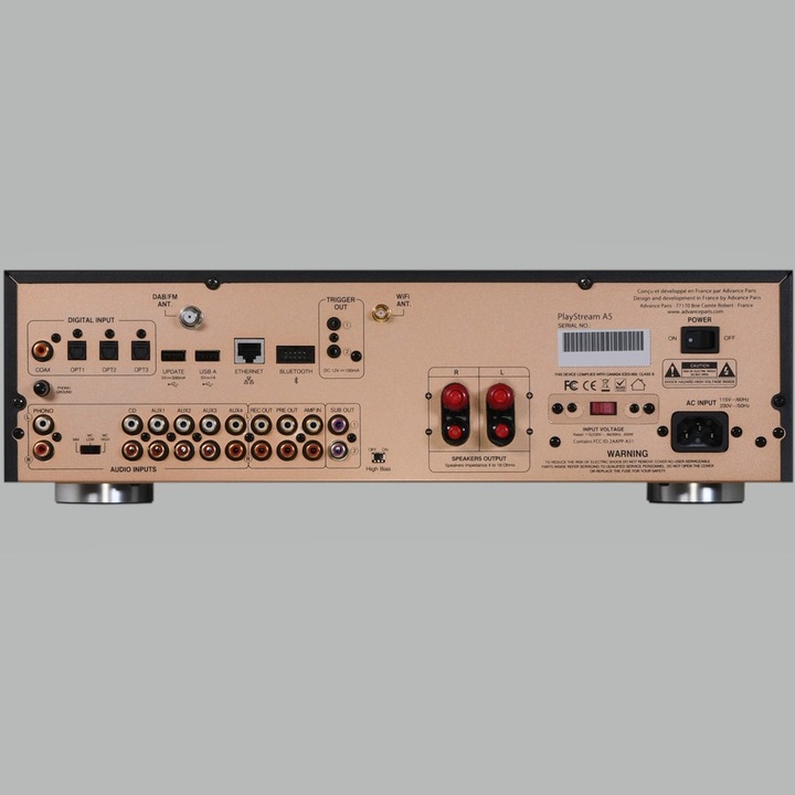 Amplificator streamer Advance Acoustic PlayStream A5, 2 x 80W