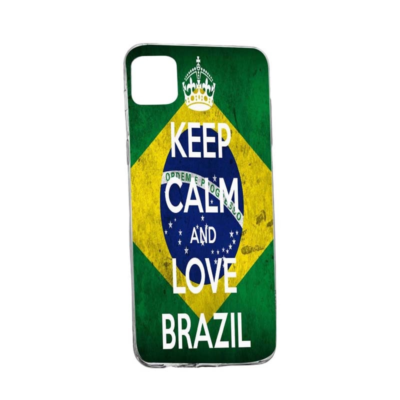 Husa Football, Brazil, pentru Xiaomi Redmi 9C, rezistenta la uzura, anti-alunecare, 232