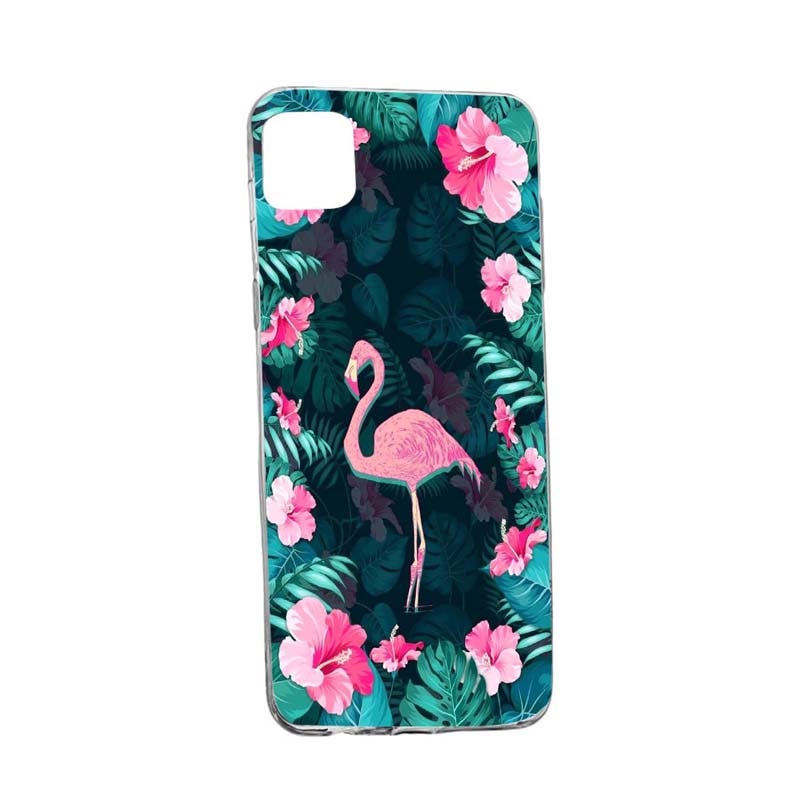 Husa Flamingo, Floral, pentru Apple iPhone 12 Pro Max, rezistenta la uzura, anti-alunecare, 247