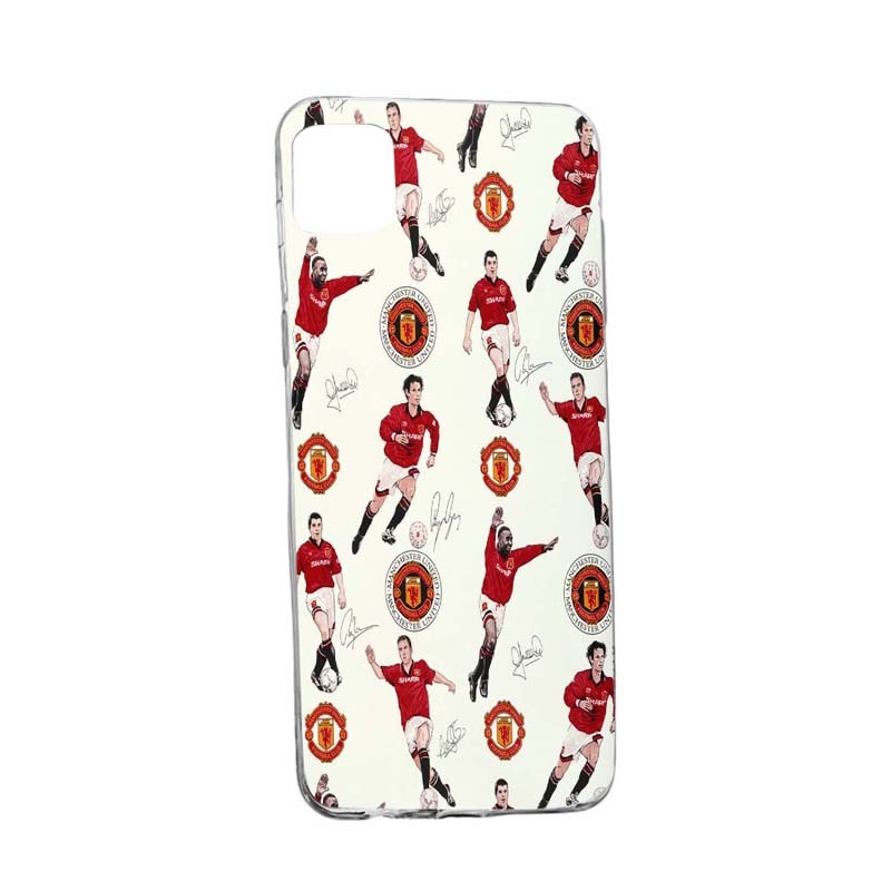 Husa Silicon Football, Manchester United, Compatibila cu Samsung Galaxy A22 5G, rezistenta la uzura, anti-alunecare, 234