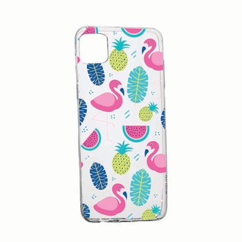 Husa Silicon Compatibila cu Samsung Galaxy M12, Flamingo, rezistenta la uzura, anti-alunecare, 91 Husa Silicon Compatibila cu Samsung Galaxy M12, Flamingo, rezistenta la uzura, anti-alunecare, 91