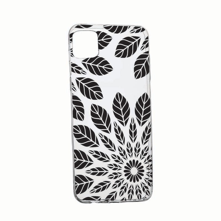 Калъф за Apple iPhone 11 Pro, черни пера, 76