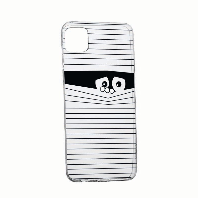 Husa pentru Apple iPhone 12, Look Black, rezistenta la uzura, anti-alunecare, 38