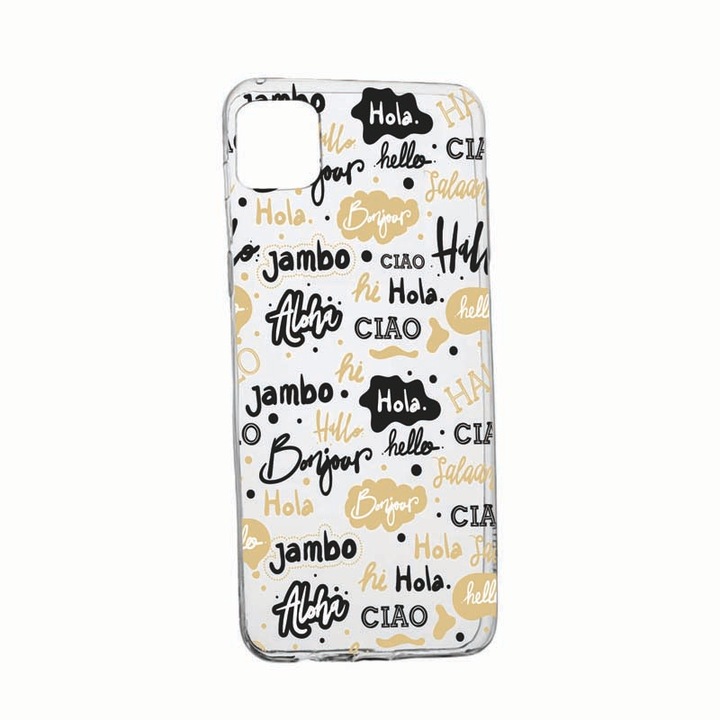 Husa pentru Realme X50 Pro, Hello, rezistenta la uzura, anti-alunecare, 78