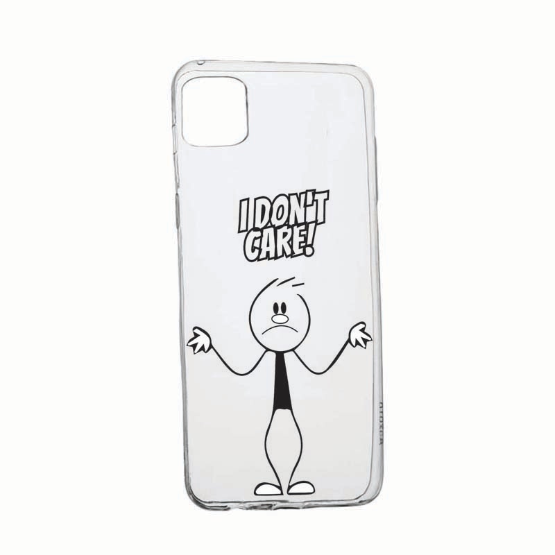 Husa pentru Apple iPhone 12 Pro, rezistenta la uzura, anti-alunecare, I Don`t Care, 162