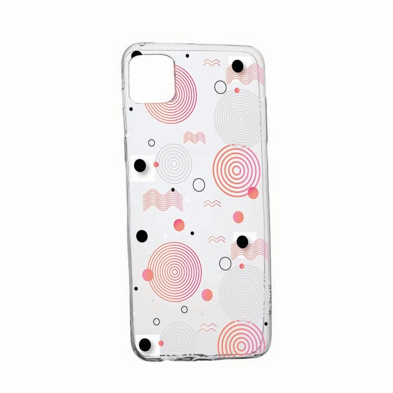 Husa pentru Huawei P40 Lite, Circles, rezistenta la uzura, anti-alunecare, 110